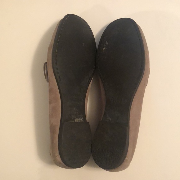 AGL Grey Suede Loafers w/ Buckle Sz 38 - Picture 5 of 9